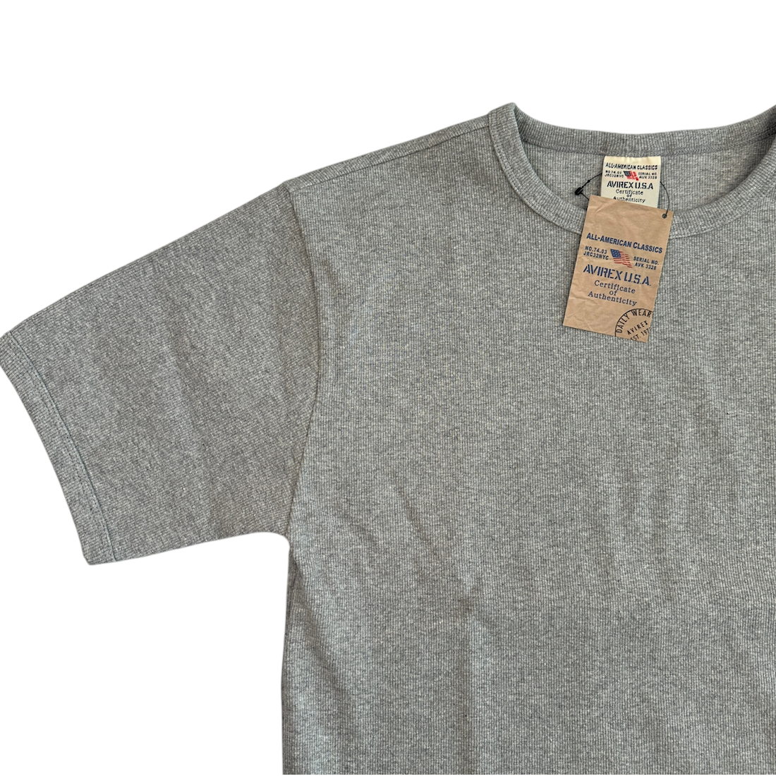 (NEW) AVIREX EVERY DAY T-SHIRT - GREY