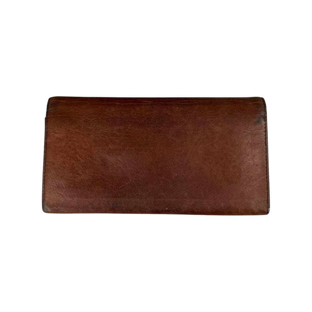 BALENCIAGA MOTORCYCLE WALLET - BROWN