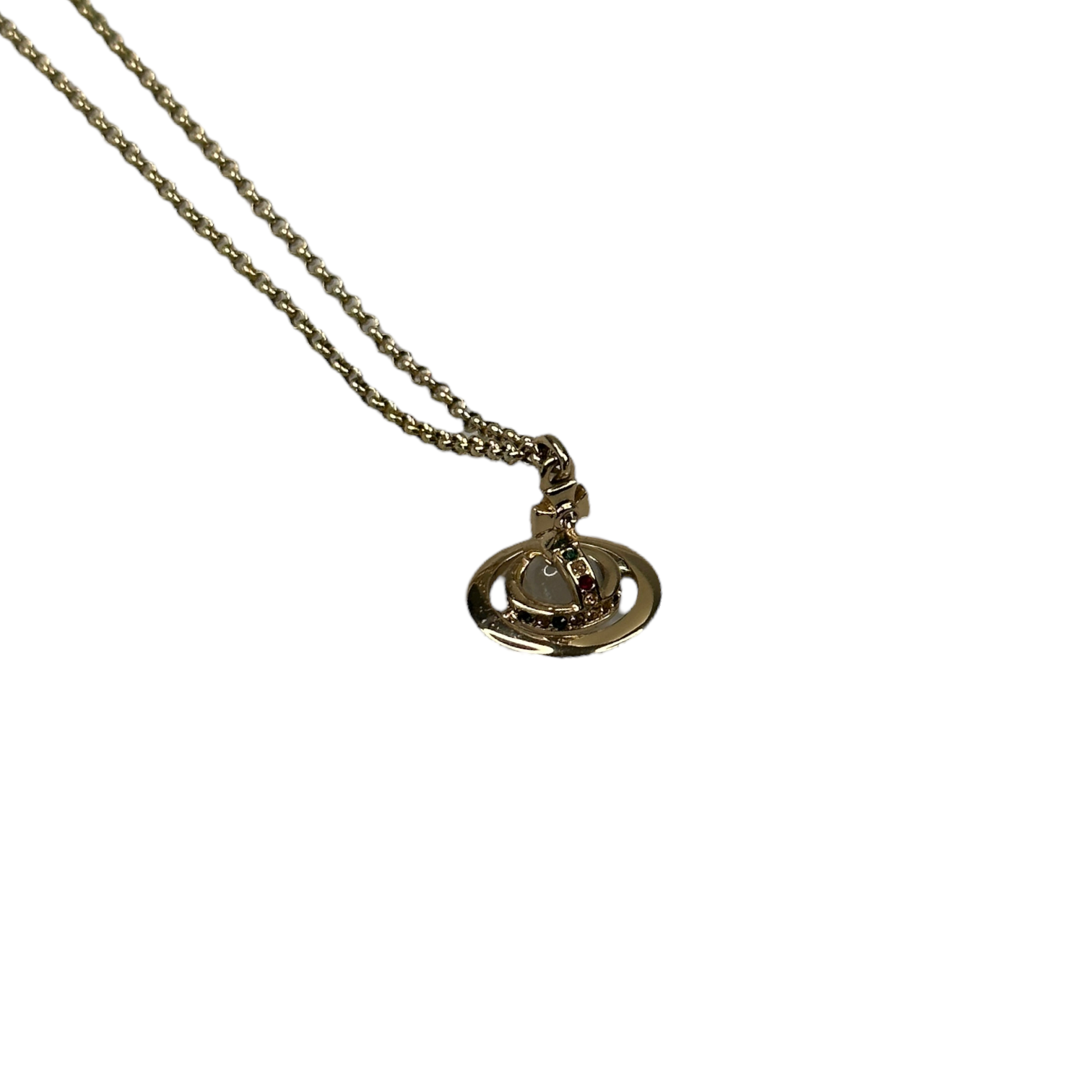 VIVIENNE WESTWOOD PETITE ORB NECKLACE - GOLD PLATED (II)