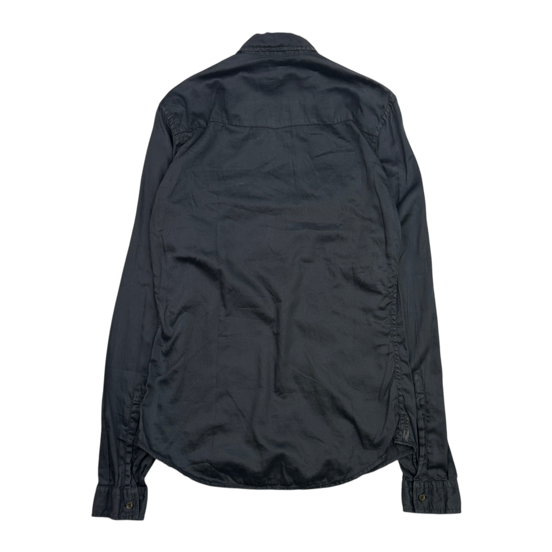 PRADA 2008 DOUBLE POCKET SHIRT - BLACK