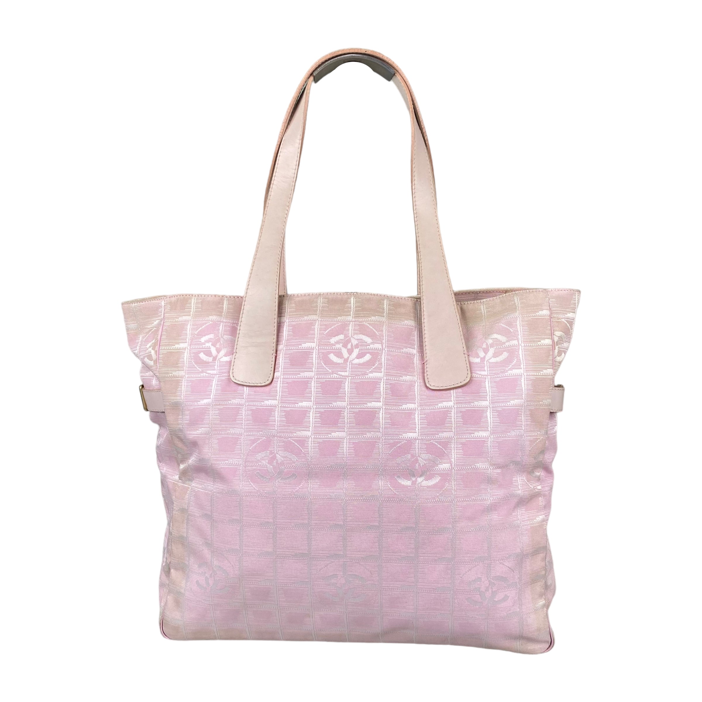 CHANEL NEW TRAVEL LINE PINK LARGE TOTE