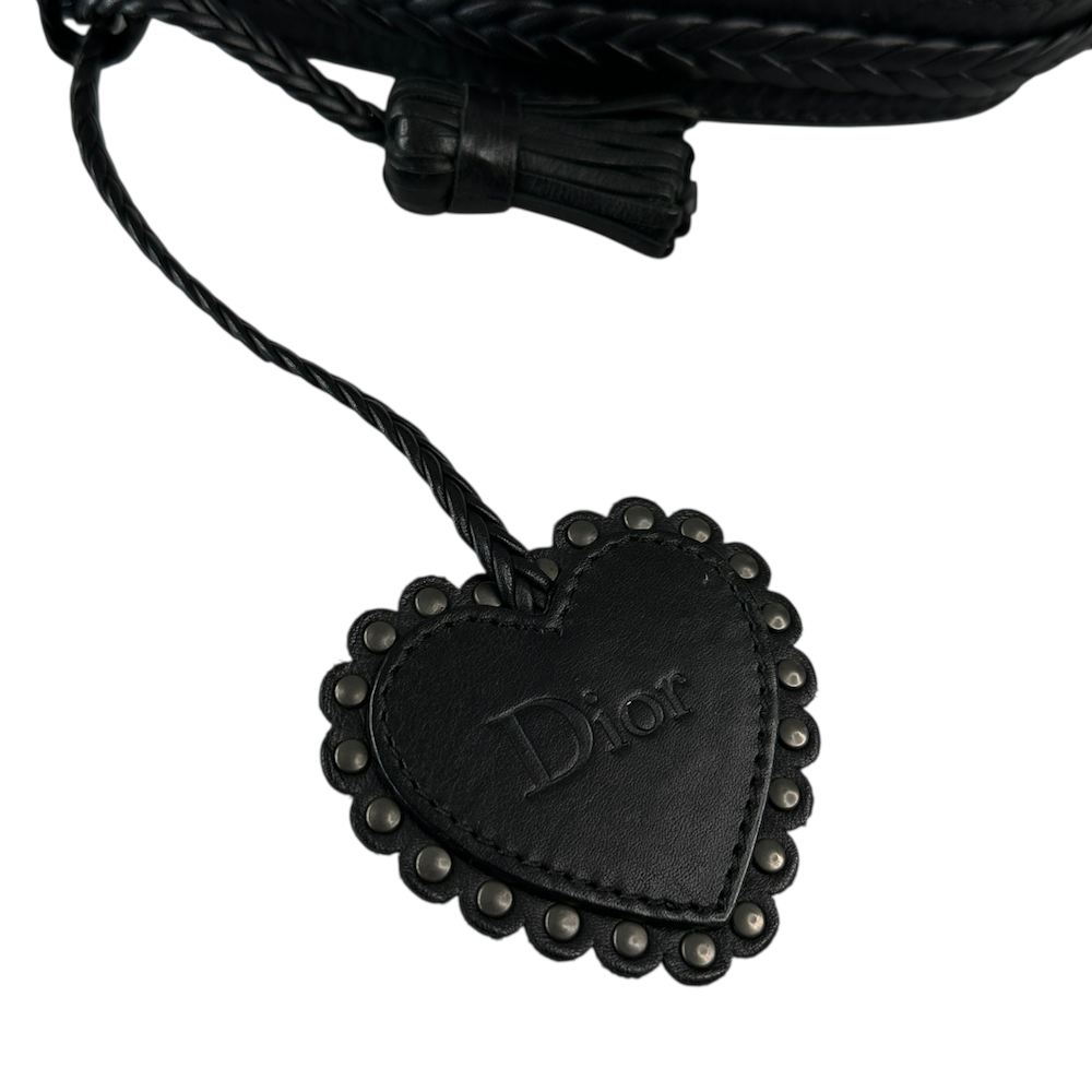 DIOR MONOGRAM BRAIDED HOBO BAG