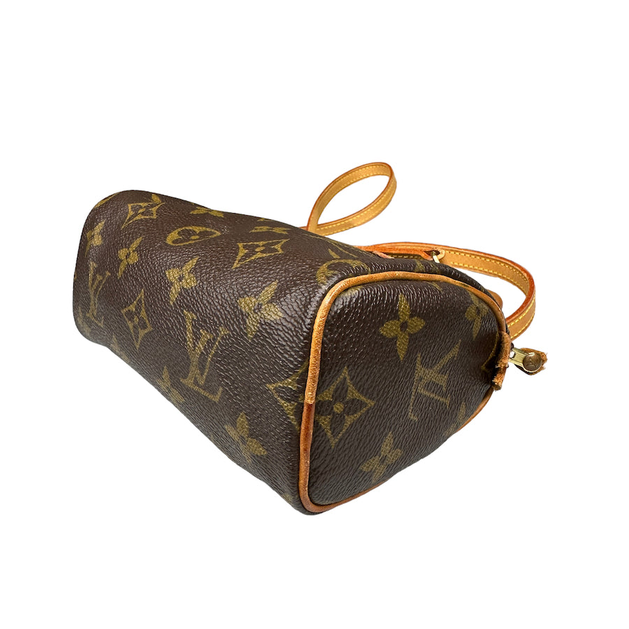 LOUIS VUITTON NANO SPEEDY BAG W/ CROSSBODY STRAP TH0935