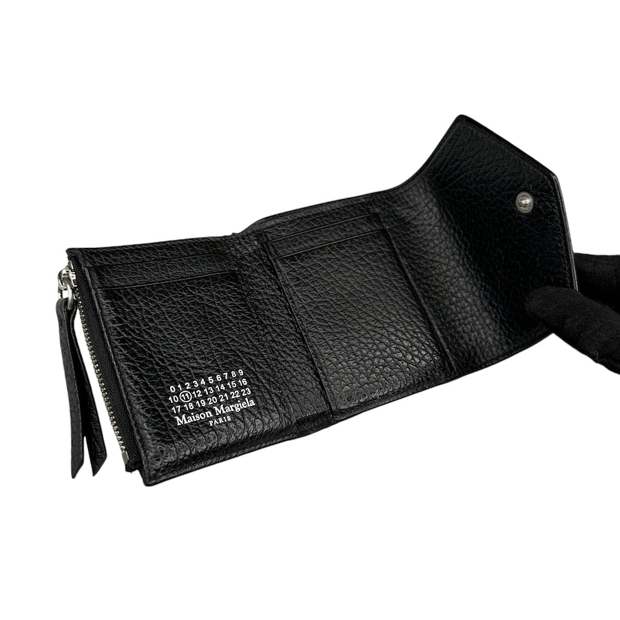 MAISON MARGIELA PEBBLED LEATHER ENVELOPE WALLET