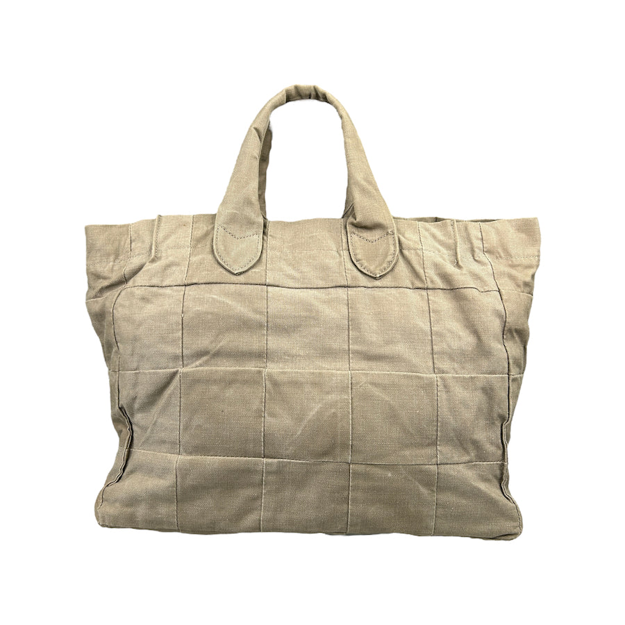 COMME DES GARCONS TRICOT CANVAS TOTE BAG - MEDIUM