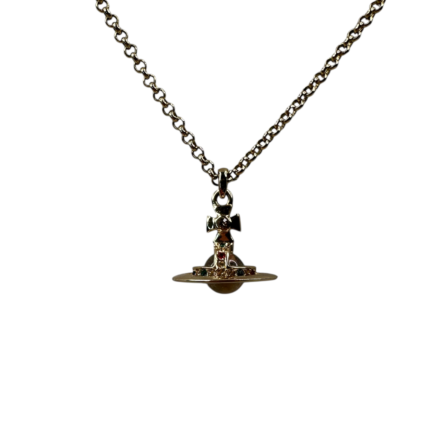 VIVIENNE WESTWOOD PETITE ORB NECKLACE - GOLD PLATED (II)