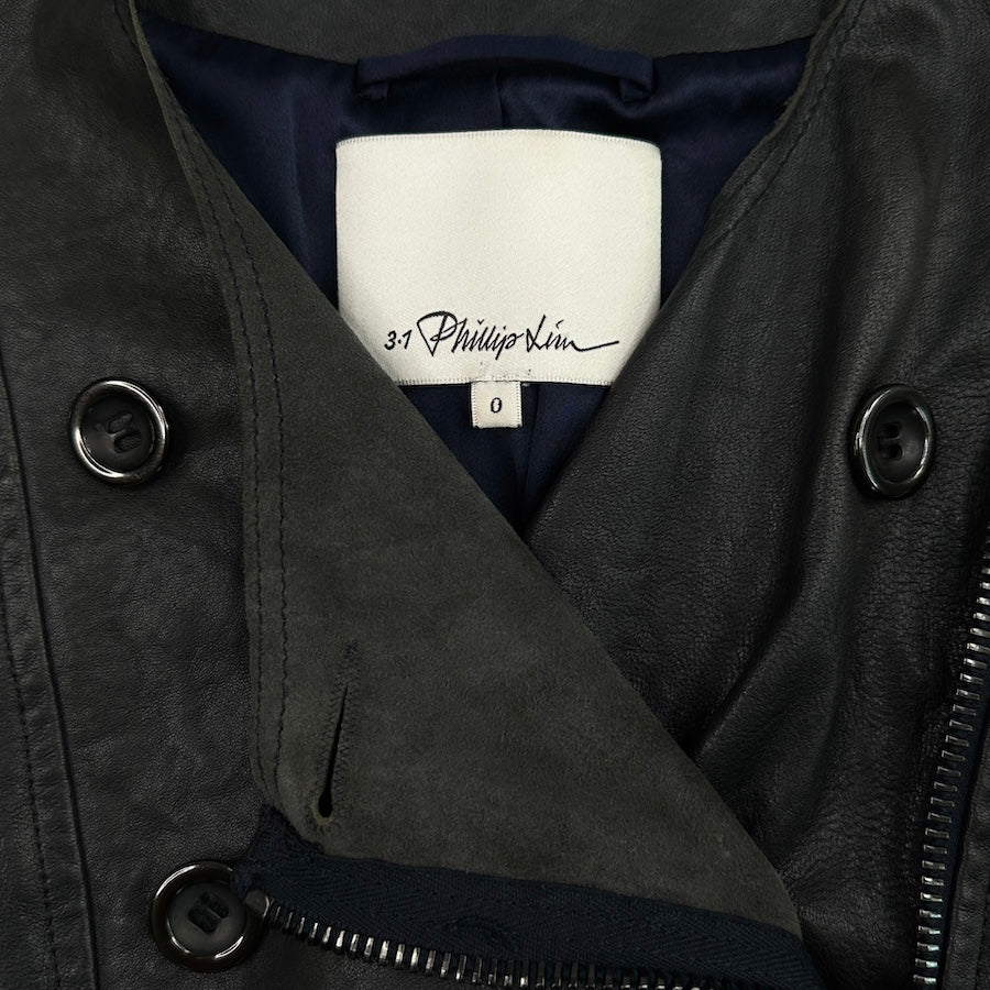 (0) PHILLIP LIM LEATHER JACKET