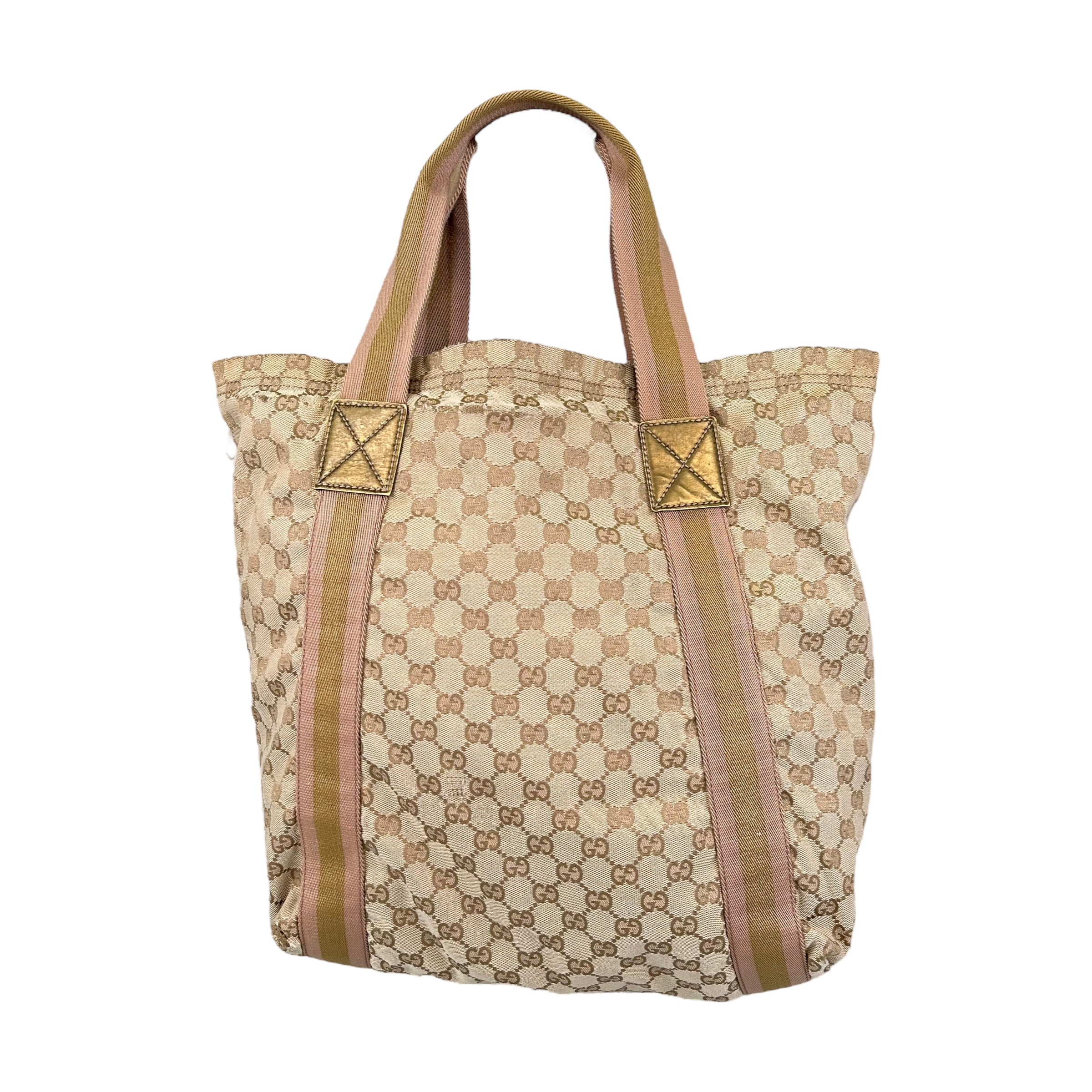 GUCCI GG CANVAS LARGE TOTE BAG