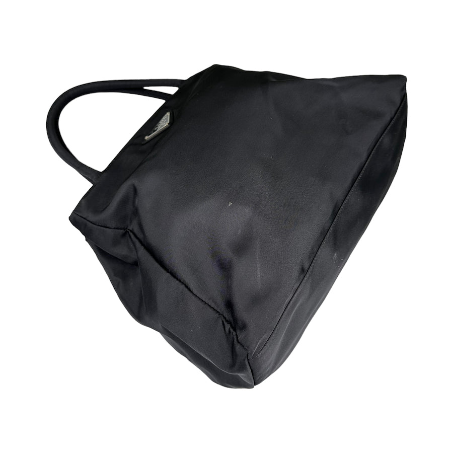 PRADA NYLON TOTE BAG BLACK