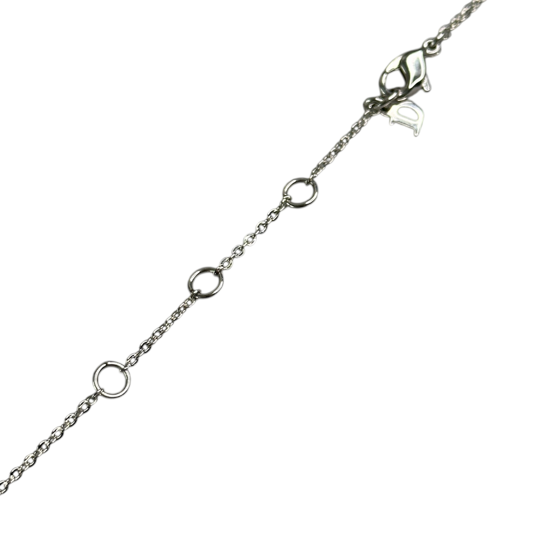DIOR LETTER CHARM NECKLACE