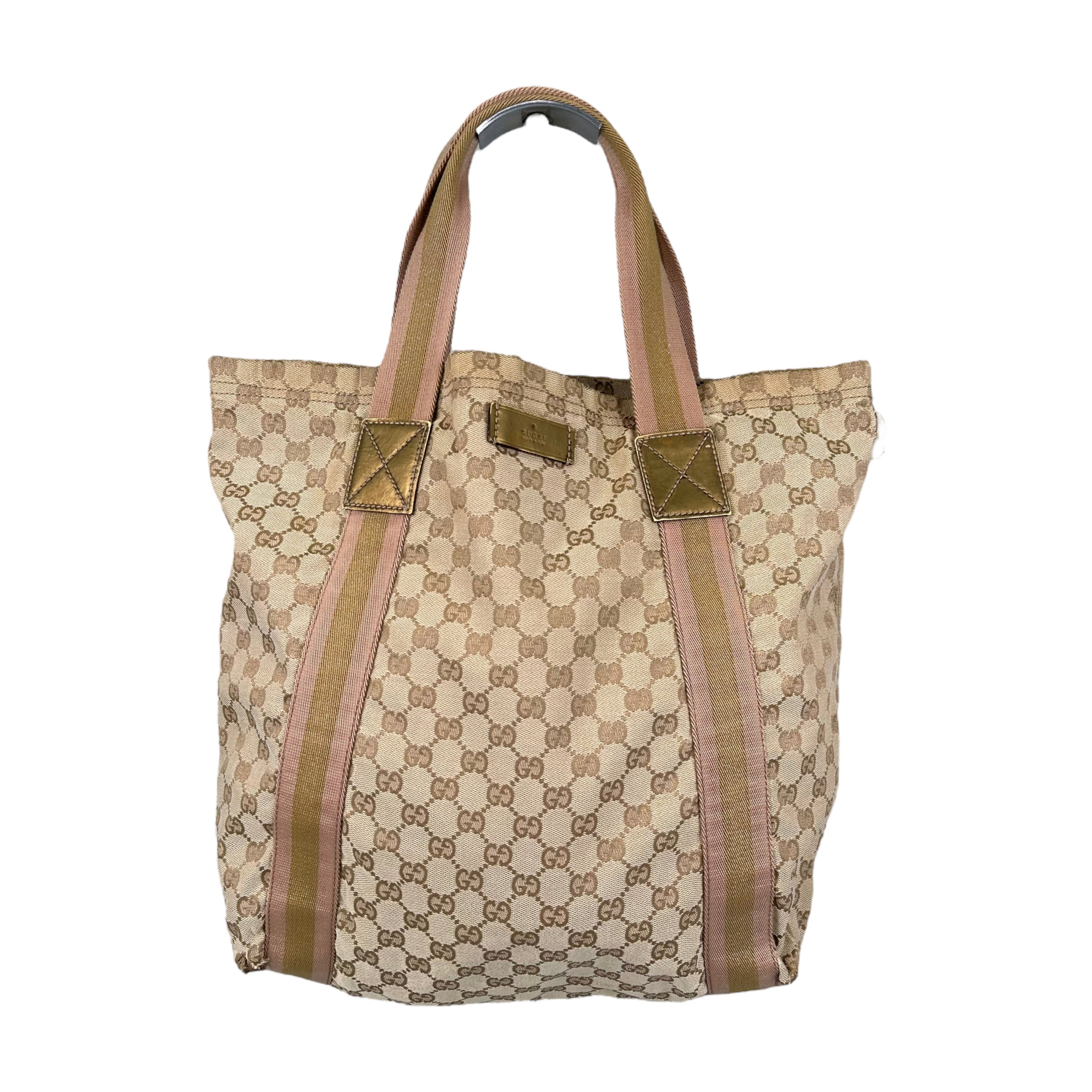 GUCCI GG CANVAS LARGE TOTE BAG
