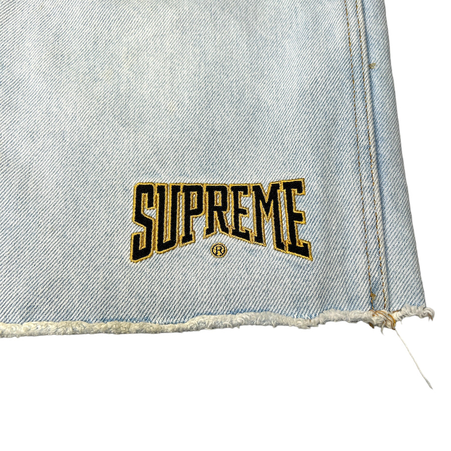 SUPREME SS22 CUTOFF DOUBLE KNEE PAINTER SHORTS
