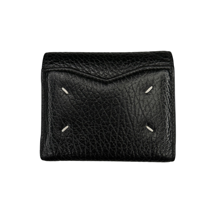 MAISON MARGIELA PEBBLED LEATHER ENVELOPE WALLET