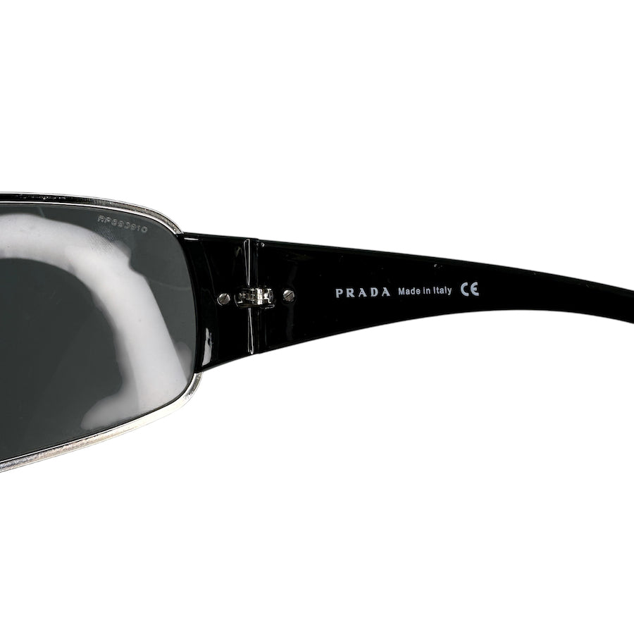 PRADA SPR61l SHIELD FRAME SUNGLASSES