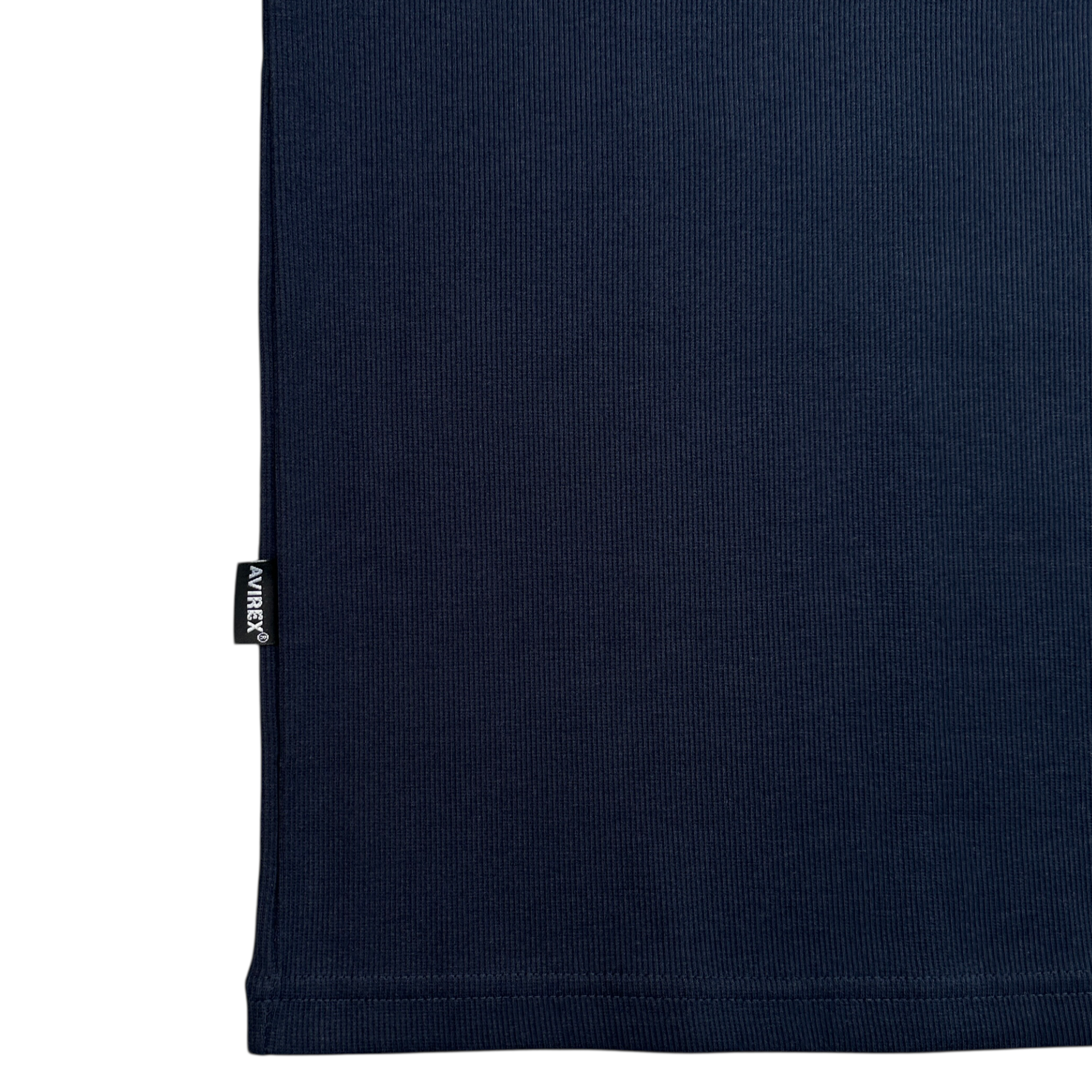 (NEW) AVIREX RIBBED EVERY DAY T-SHIRT - NAVY