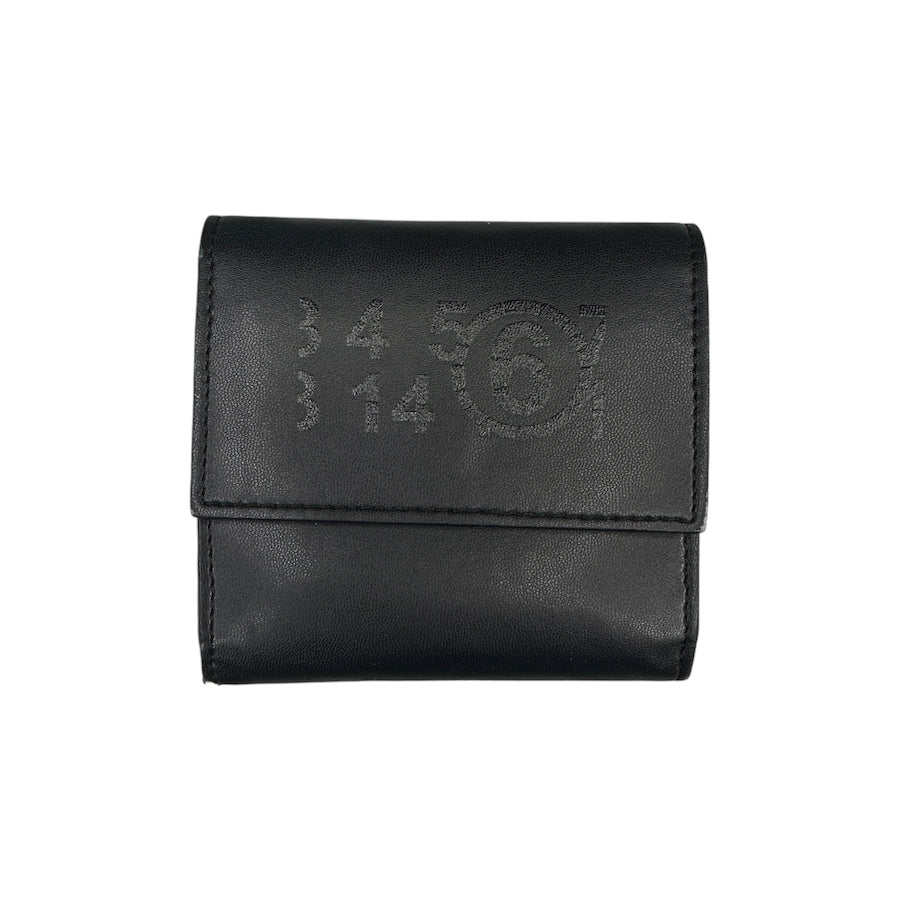 MAISON MARGIELA MM6 BLACK LEATHER WALLET