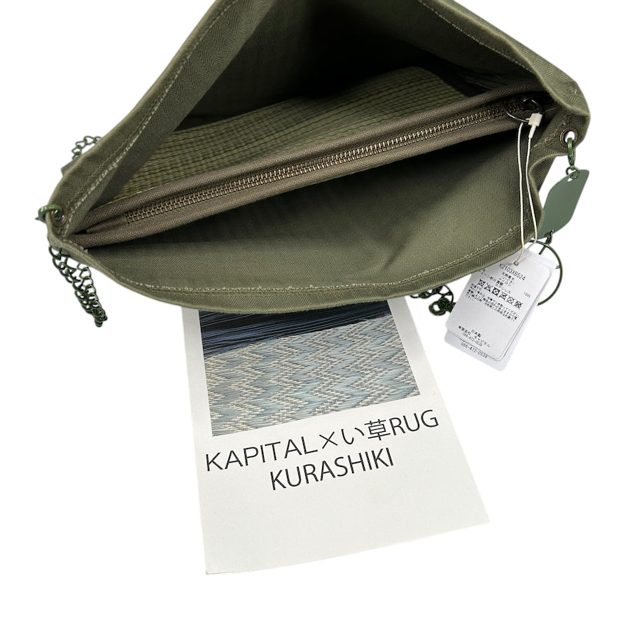 (BRAND NEW) KAPITAL X IGUSA KURASHIKI CROSSBODY SATCHEL & POUCH