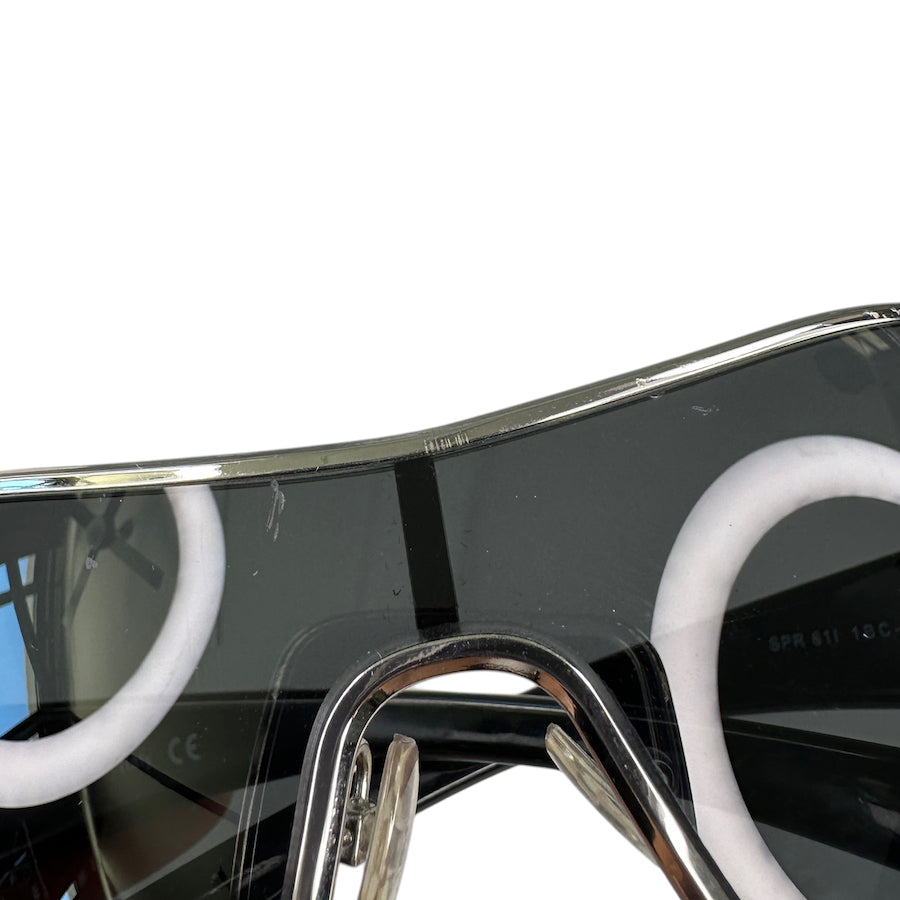 PRADA SPR61l SHIELD FRAME SUNGLASSES
