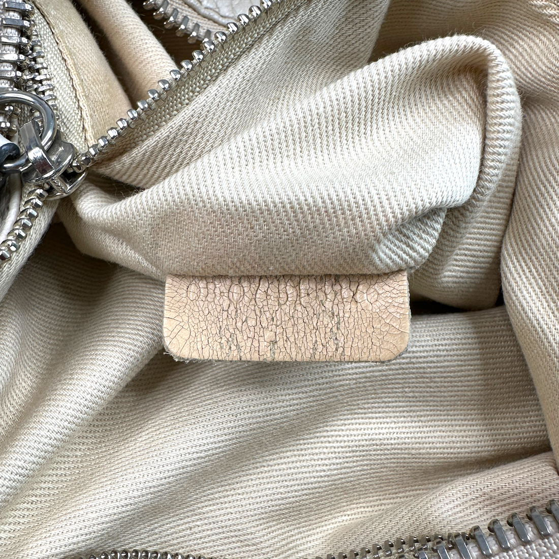 CHLOE PADDINGTON BAG - CREAM / GOLD