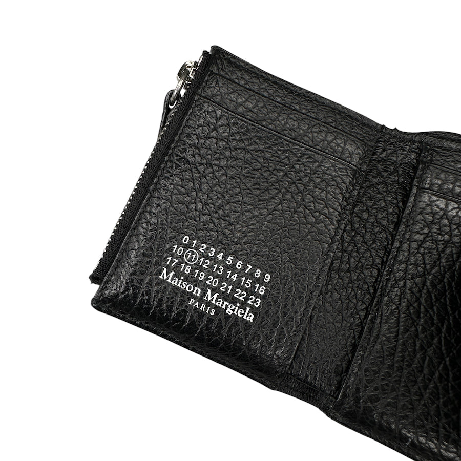 MAISON MARGIELA PEBBLED LEATHER ENVELOPE WALLET