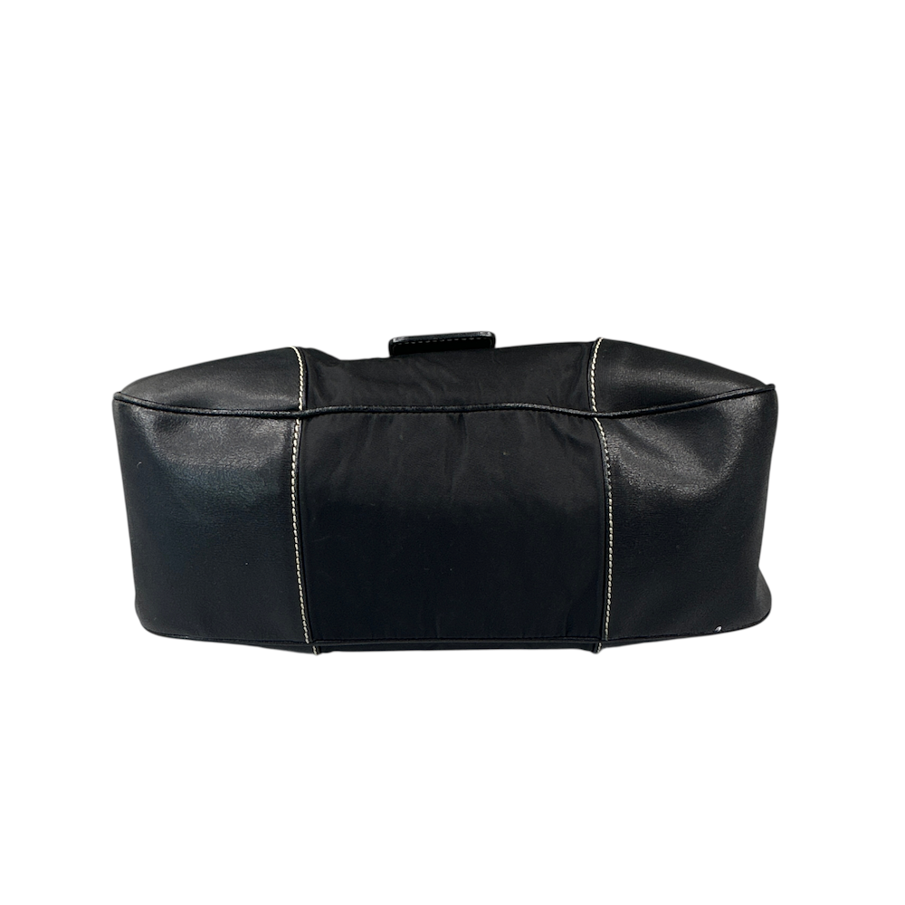 PRADA BLACK NYLON MOON BAG (II)