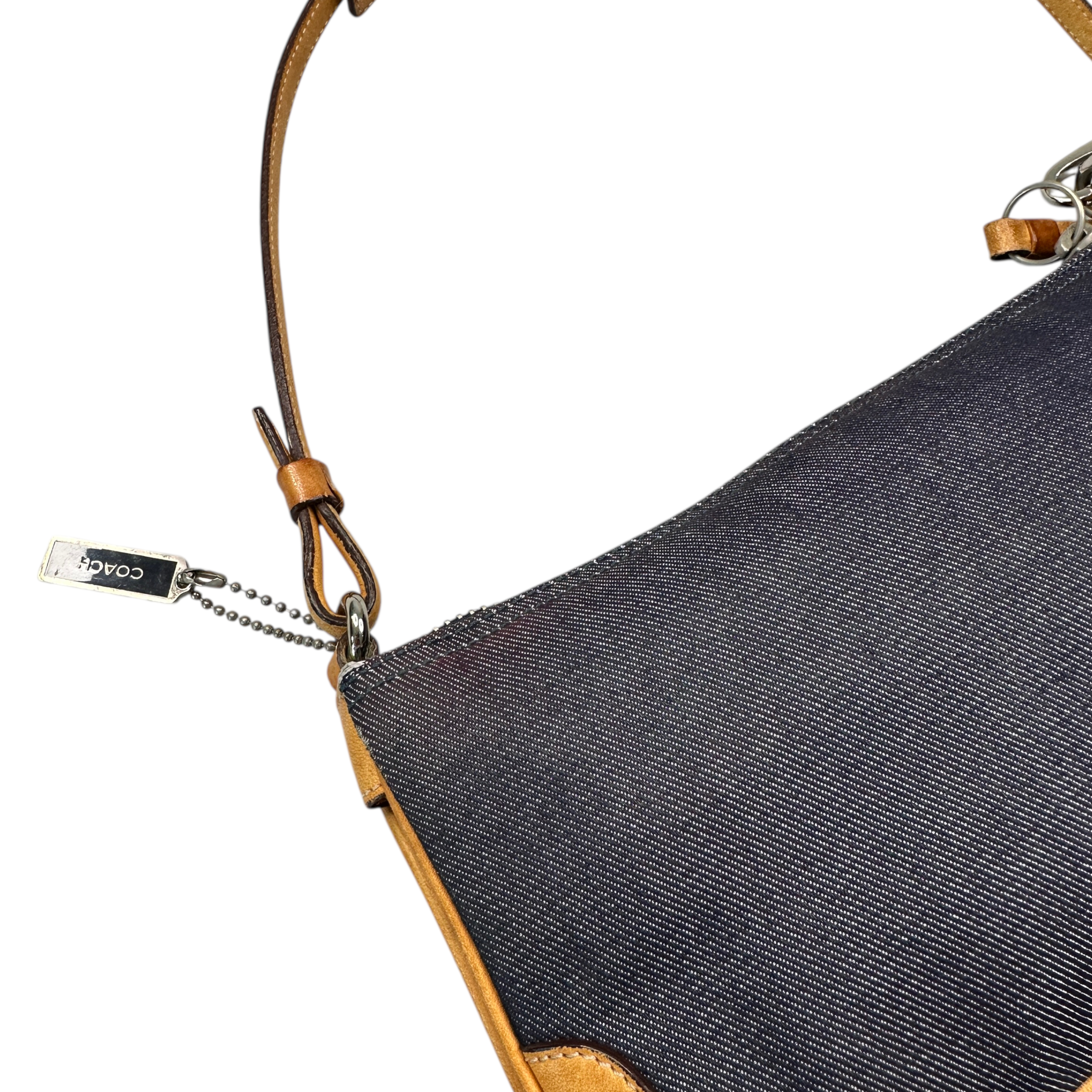 COACH DENIM DEMI POCHETTE BAG