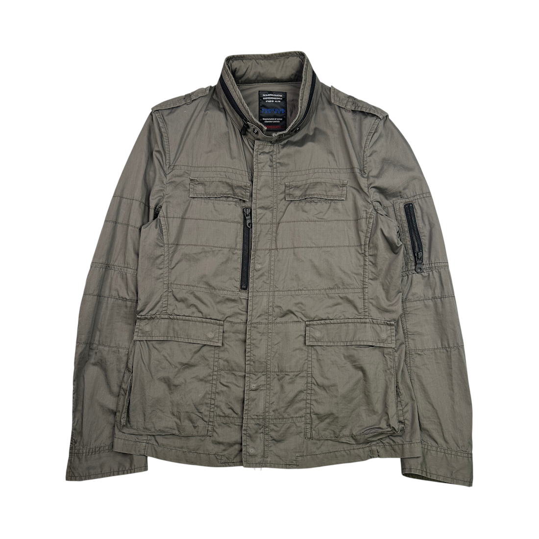 (46) NICOLE CLUB FOR MEN MILITARY JACKET - KHAKI