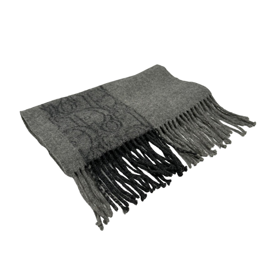 DIOR TROTTER OUTLINE SCARF - GREY