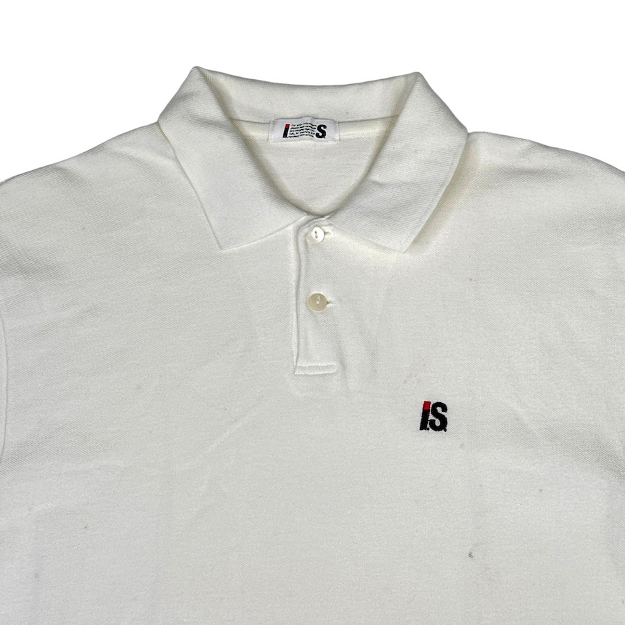 ISSEY MIYAKE SHORT SLEEVE POLO - WHITE