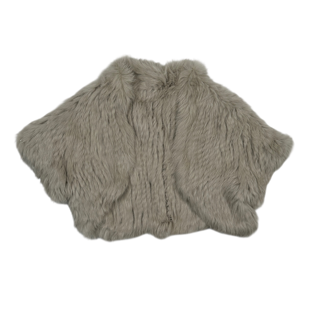 STRAWBERRY FIELDS RABBIT FUR VEST