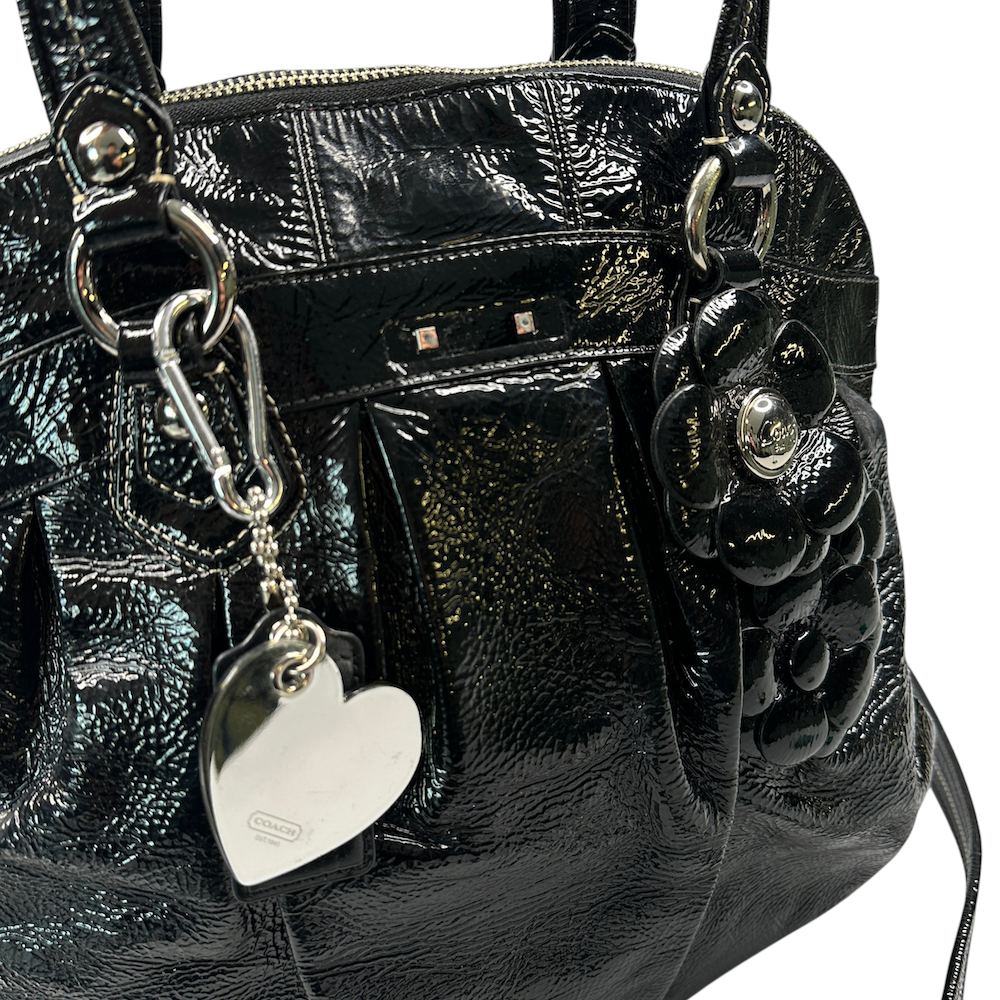 COACH PATENT LEATHER GLOSS POPPY BAG