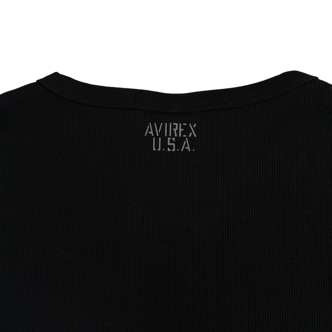 (NEW) AVIREX EVERY DAY LONG SLEEVE - BLACK