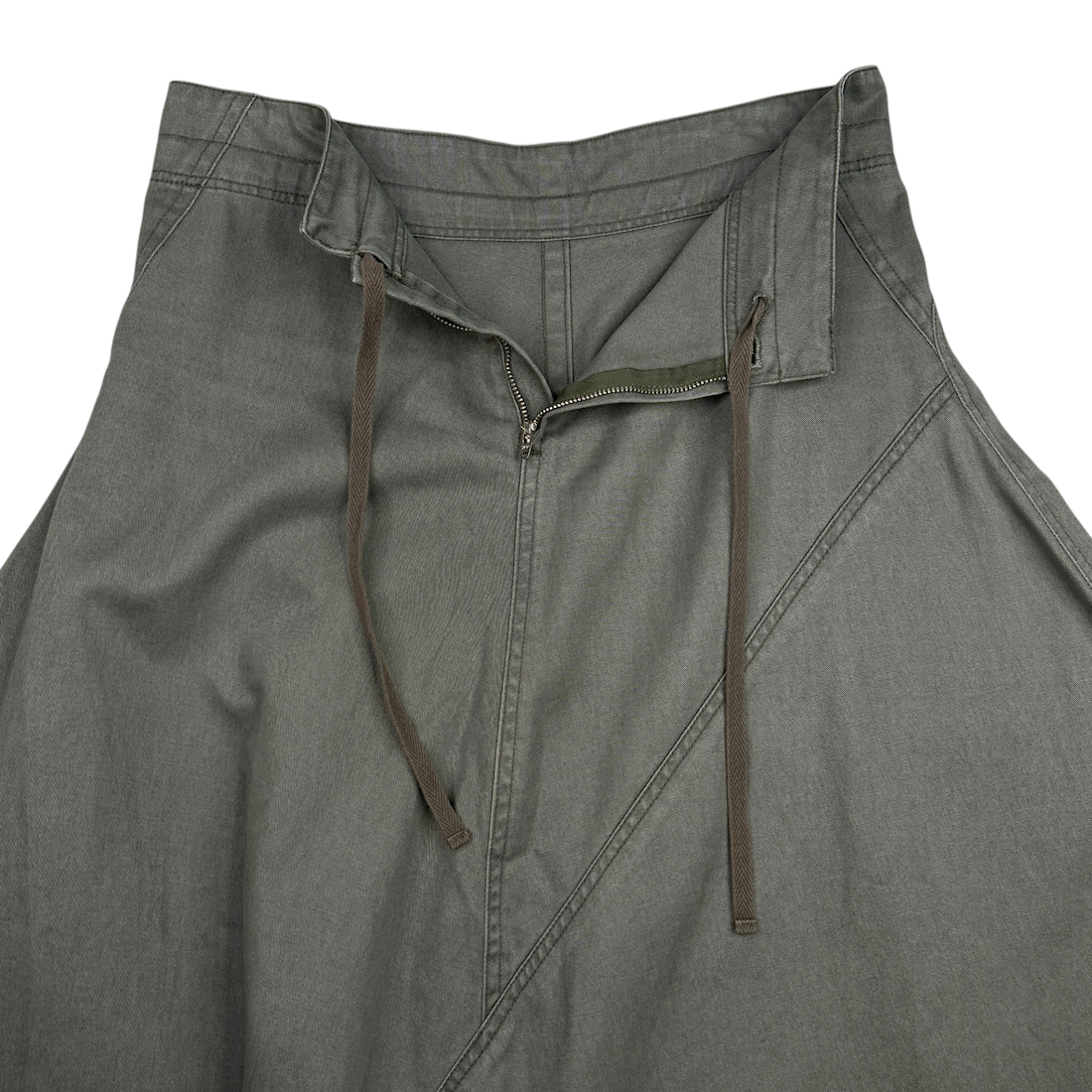 (2) Y'S YOHJI YAMAMOTO SKIRT - KHAKI