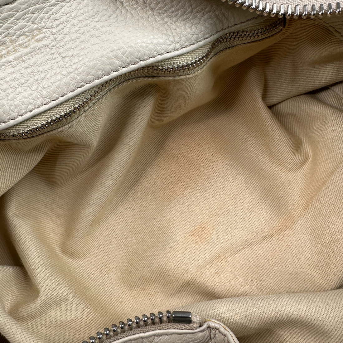 CHLOE PADDINGTON BAG - CREAM / GOLD
