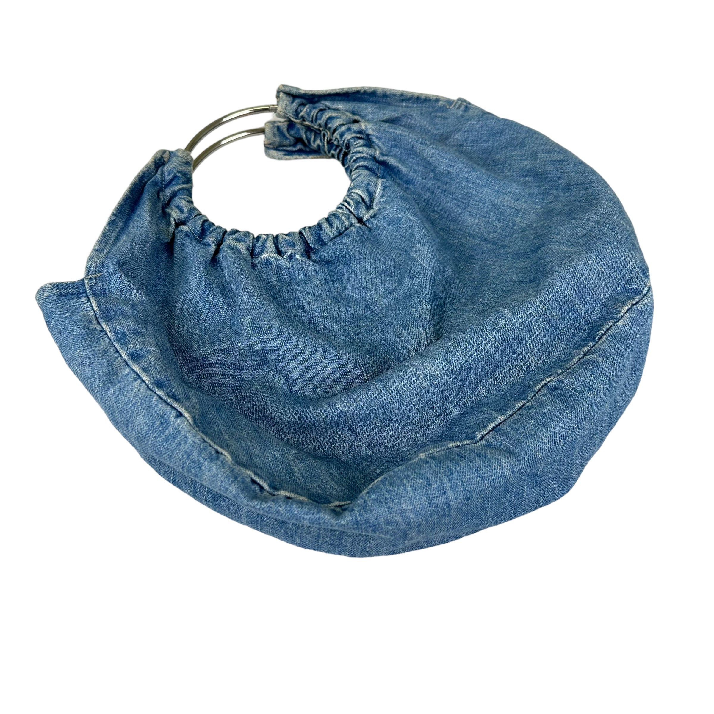 MAISON MARGIELA DENIM MINI HOBO BAG