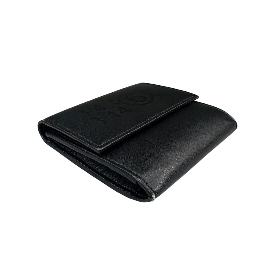 MAISON MARGIELA MM6 BLACK LEATHER WALLET