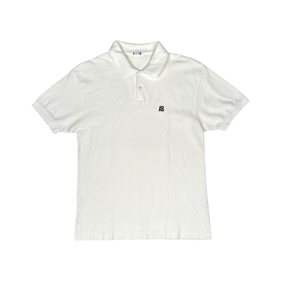 ISSEY MIYAKE SHORT SLEEVE POLO - WHITE