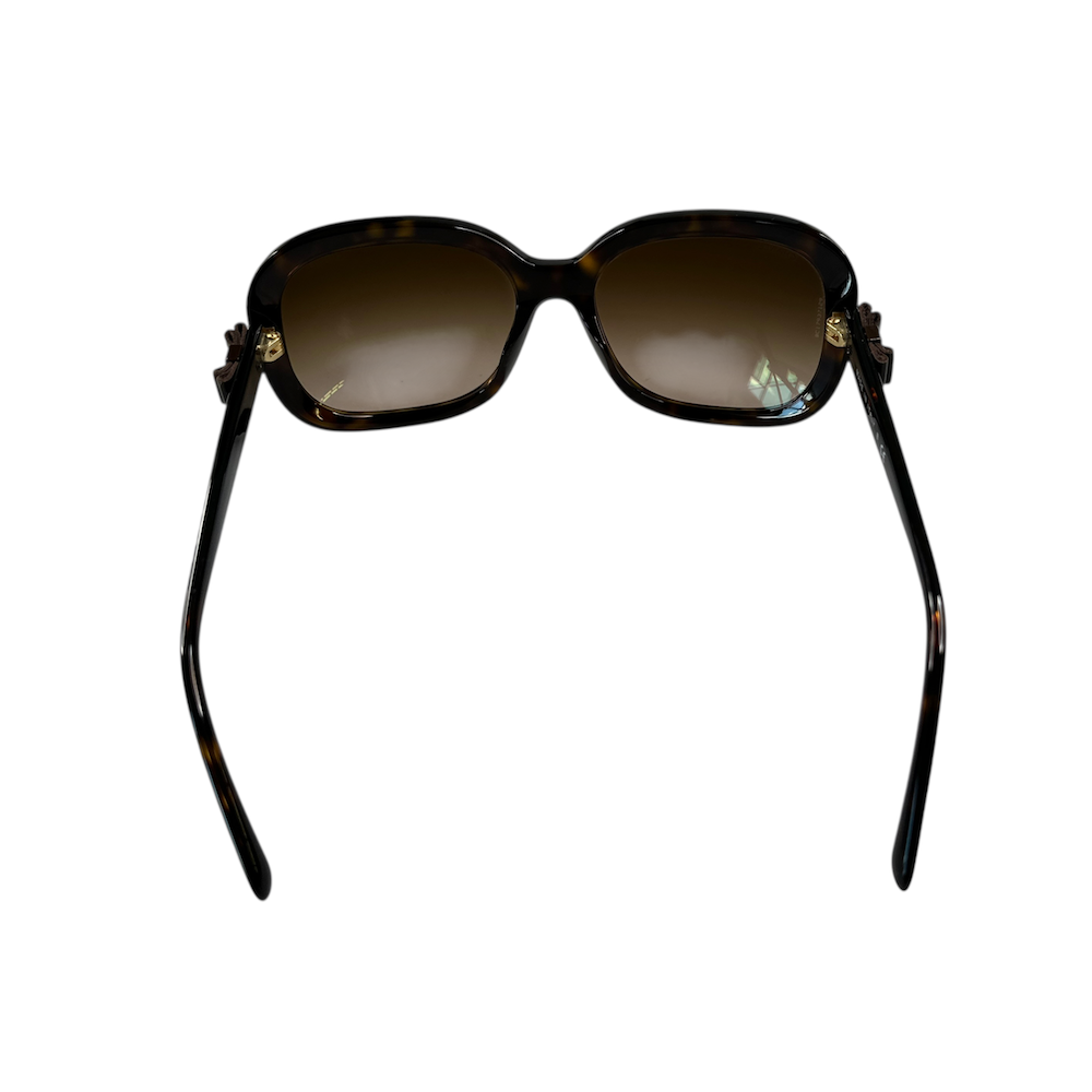 CHANEL BOWTIE SUNGLASSES - BROWN