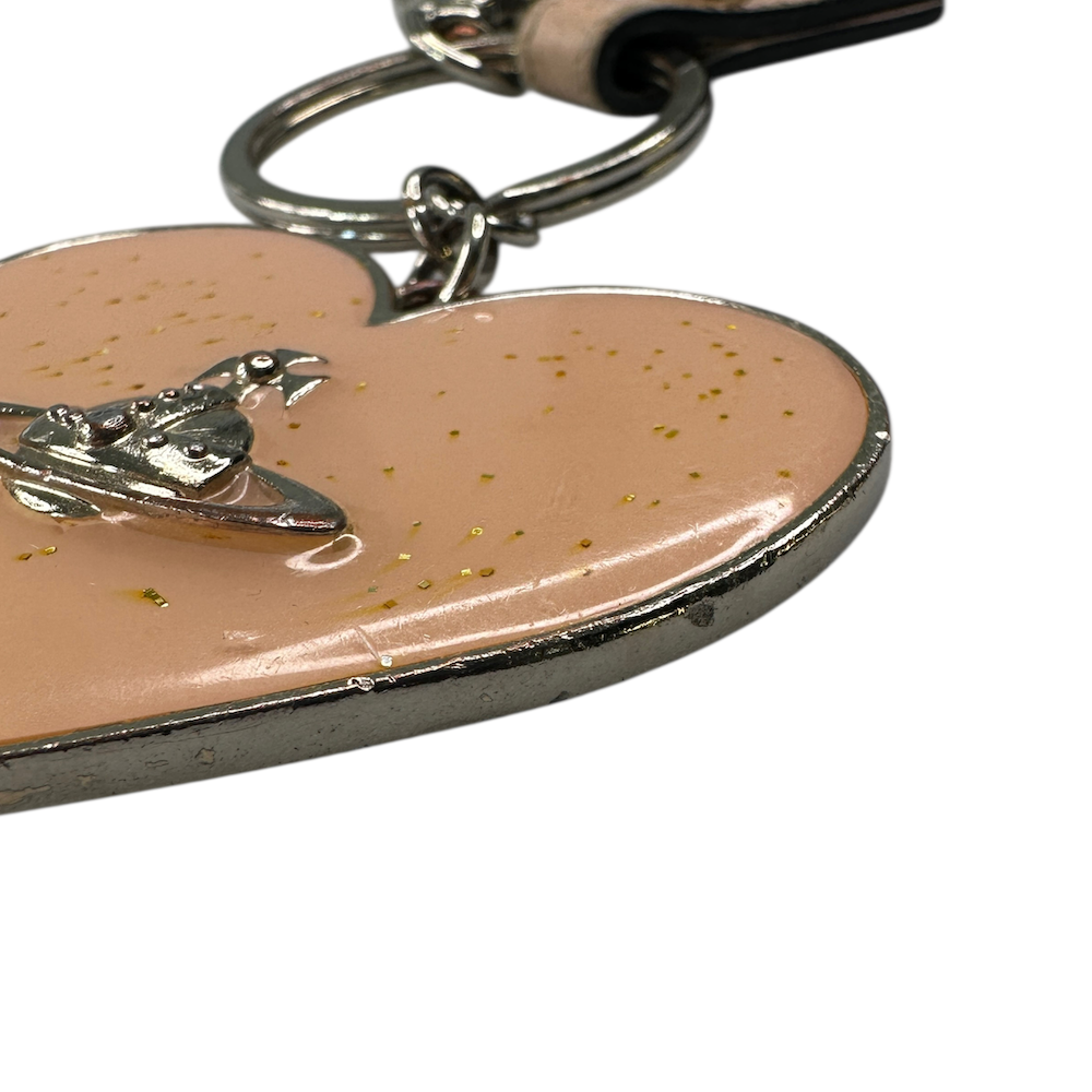 VIVIENNE WESTWOOD ORB-IN-HEART KEYCHAIN