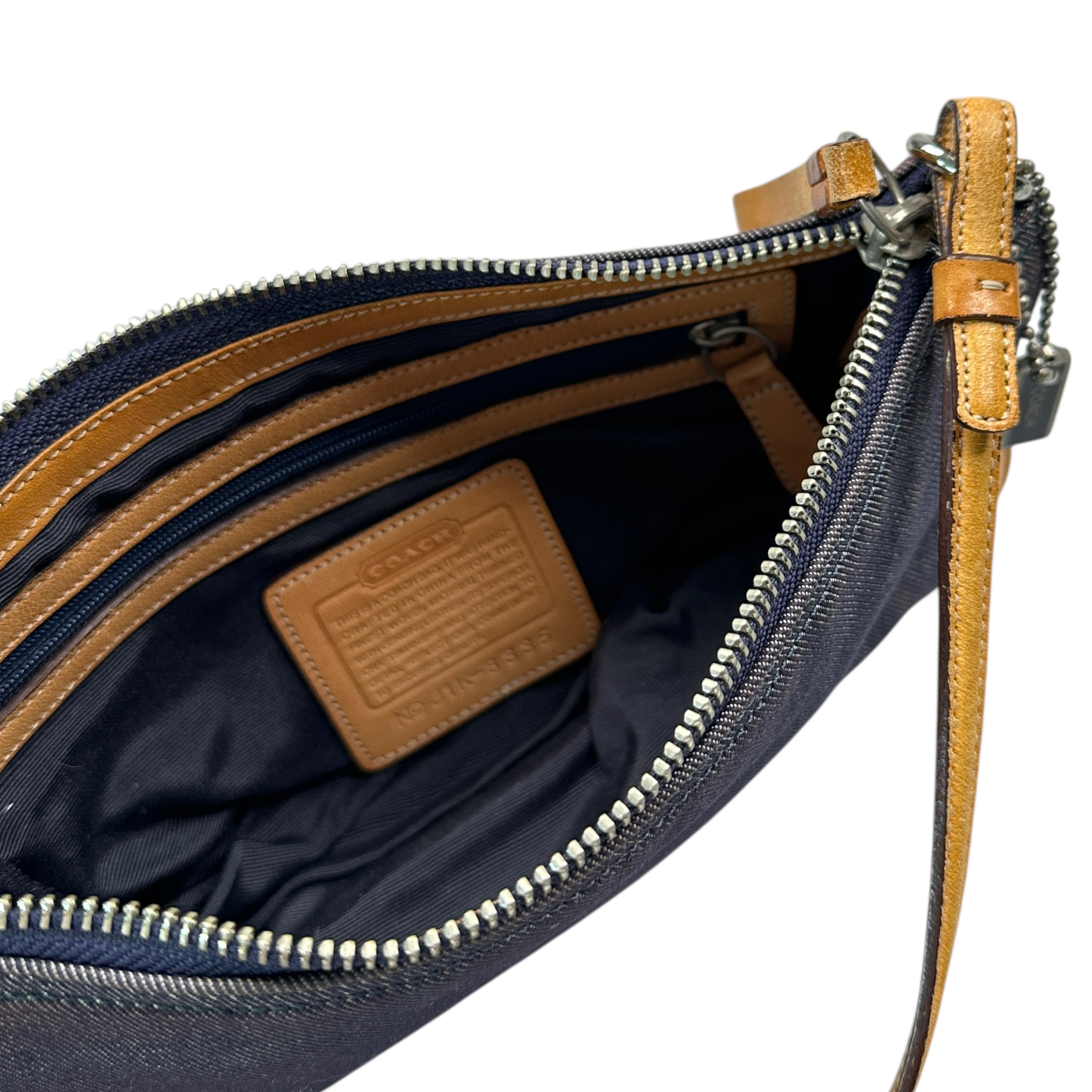 COACH DENIM DEMI POCHETTE BAG