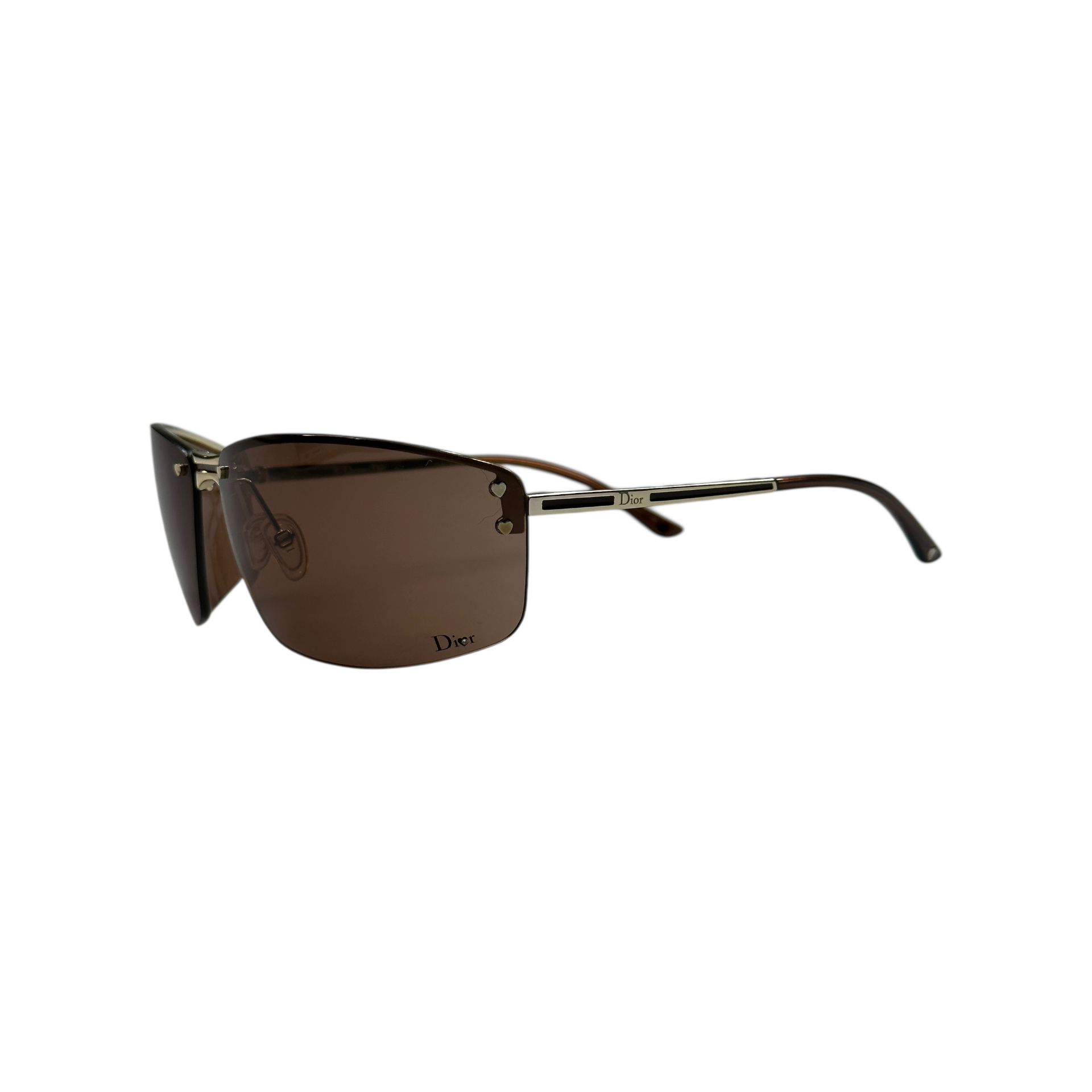 DIOR DIORCHARM1 SUNGLASSES - BROWN
