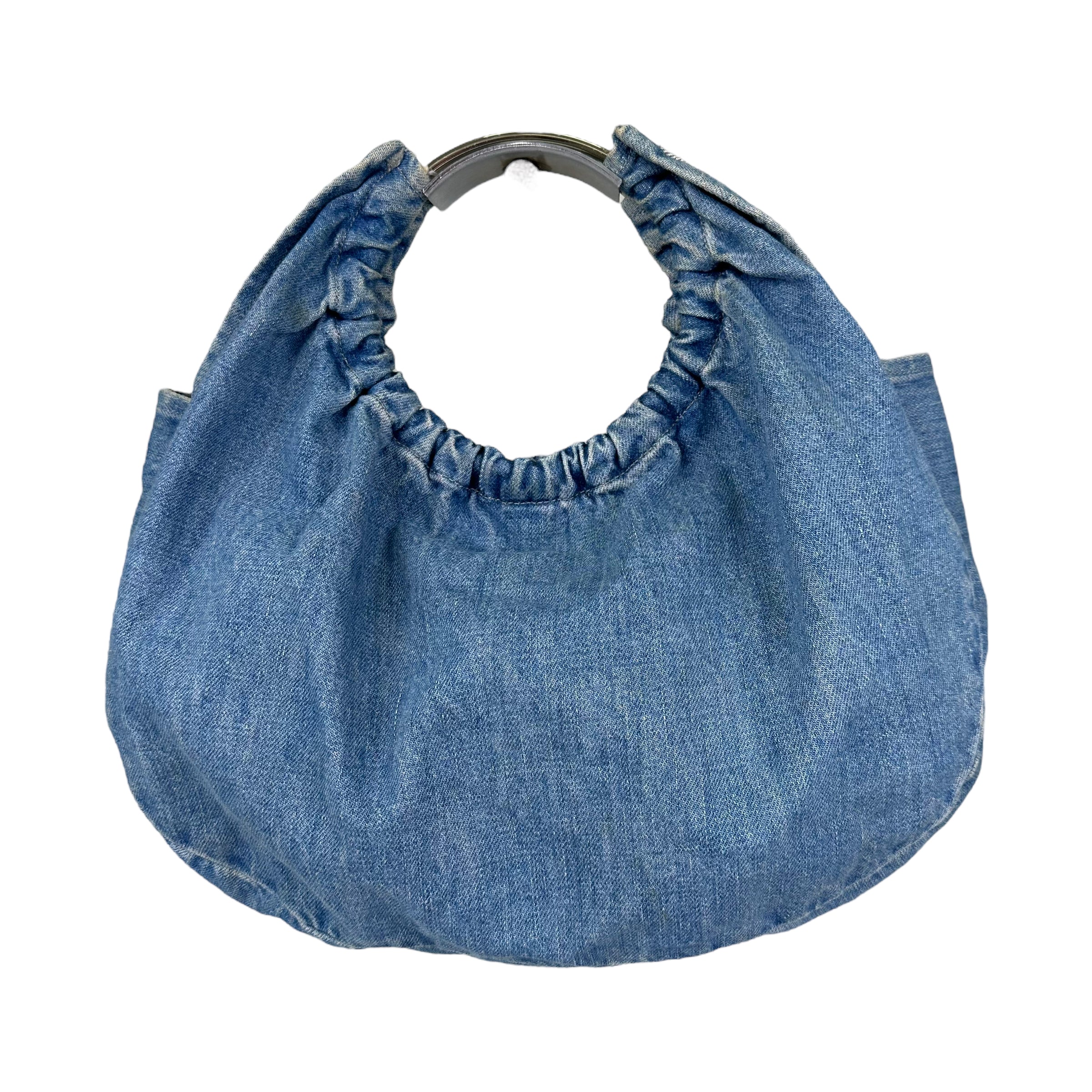 MAISON MARGIELA DENIM MINI HOBO BAG