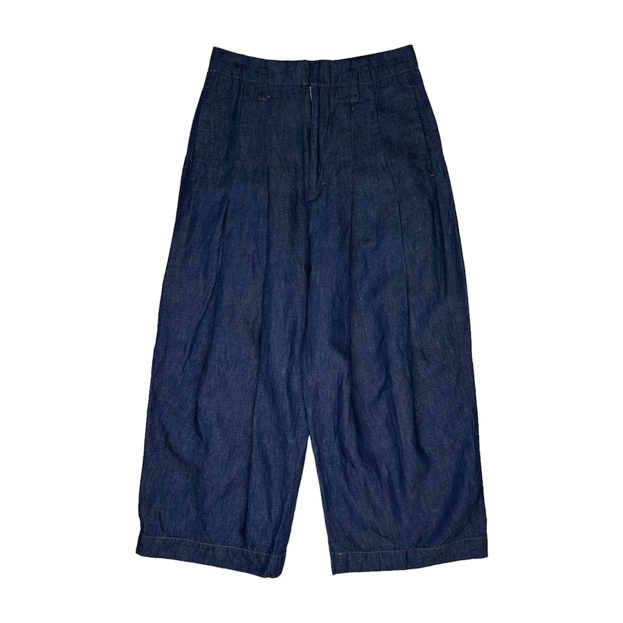 SHINYA KOZUKA DENIM BAGGY PANTS