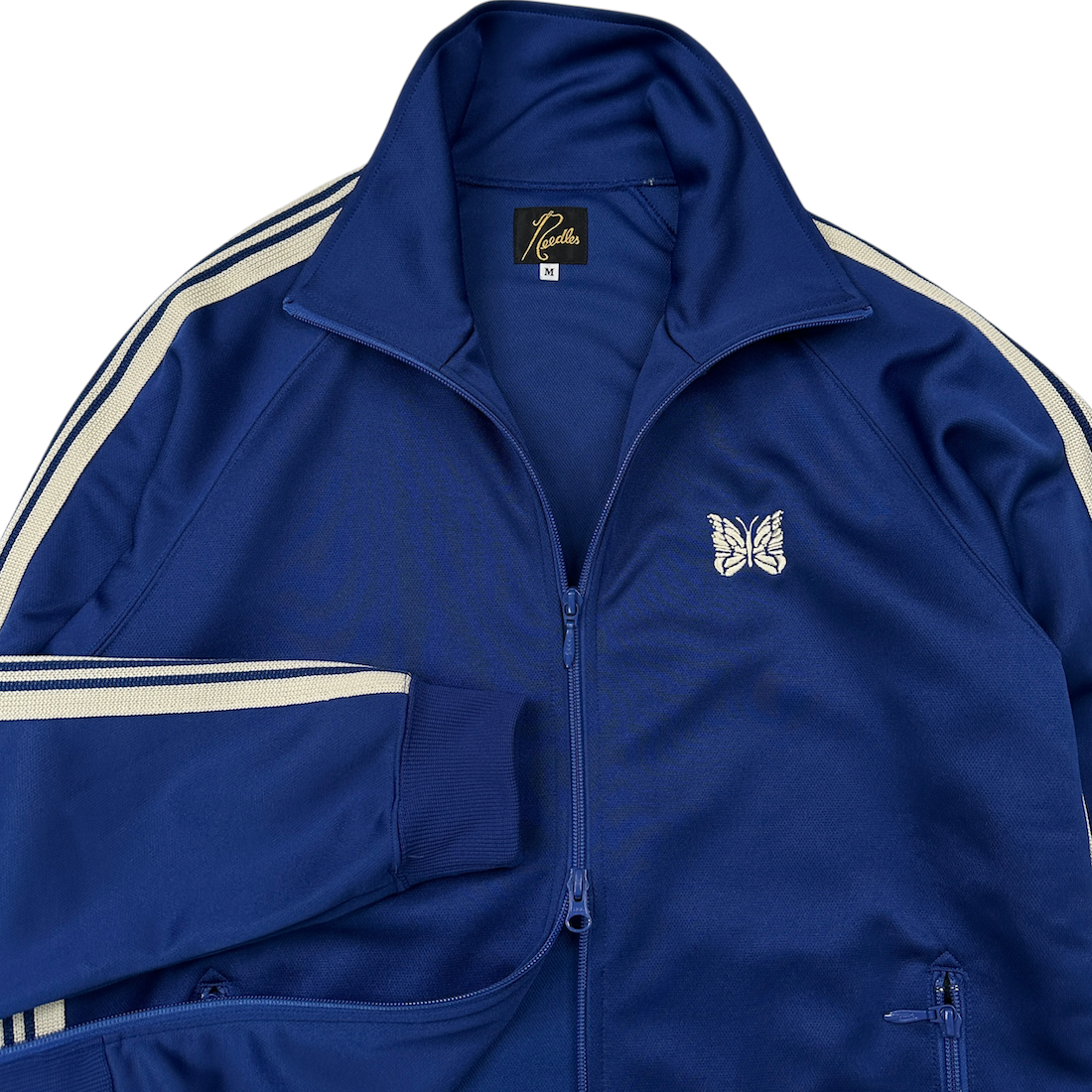 (M) NEEDLES TRACK JACKET - BLUE