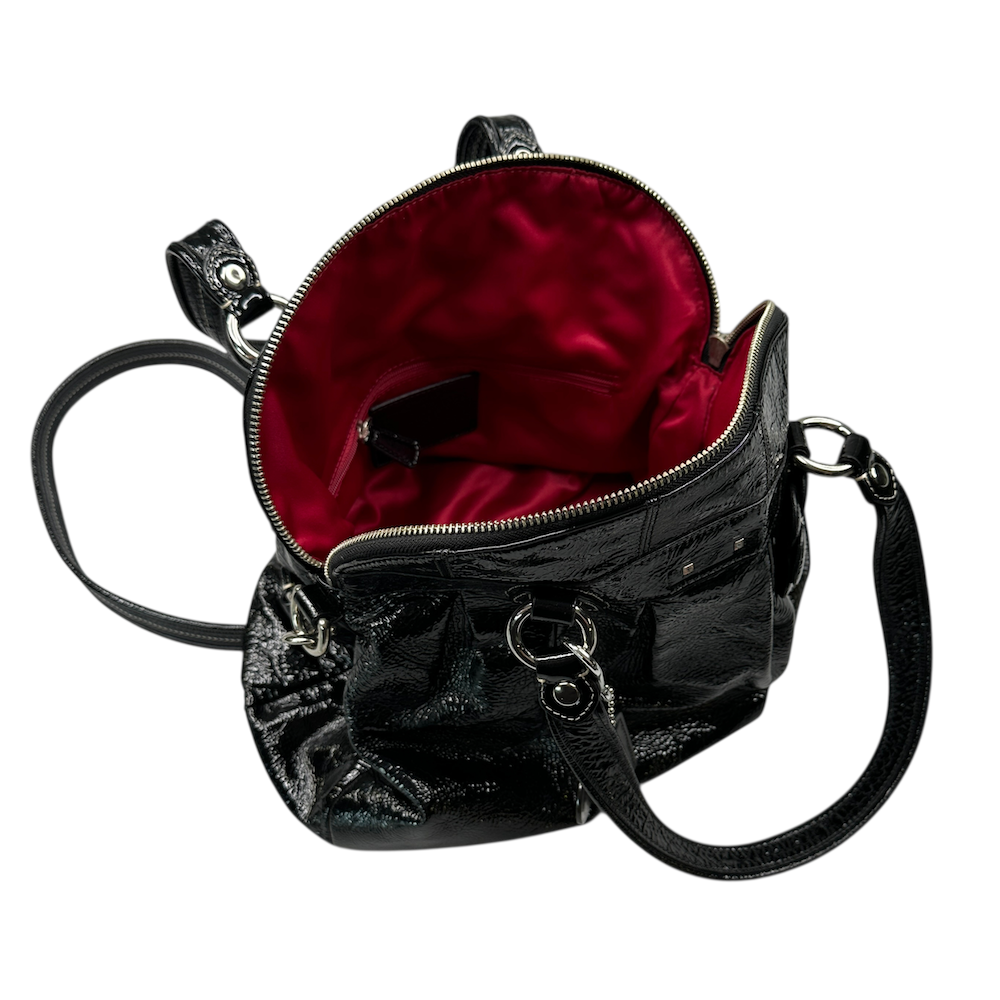 COACH PATENT LEATHER GLOSS POPPY BAG