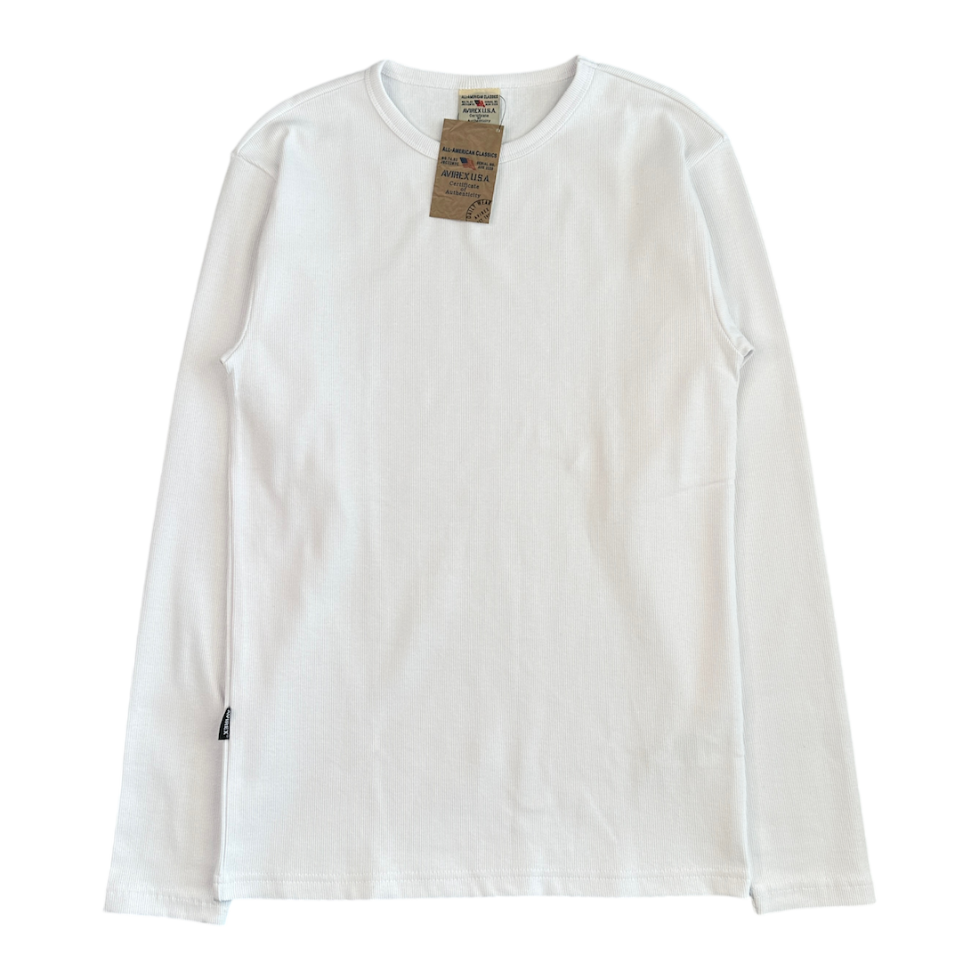 (NEW) AVIREX EVERY DAY LONG SLEEVE - WHITE