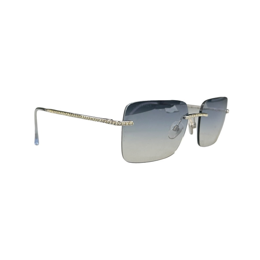 CHANEL RHINESTONE EMBEZZLED SUNGLASSES