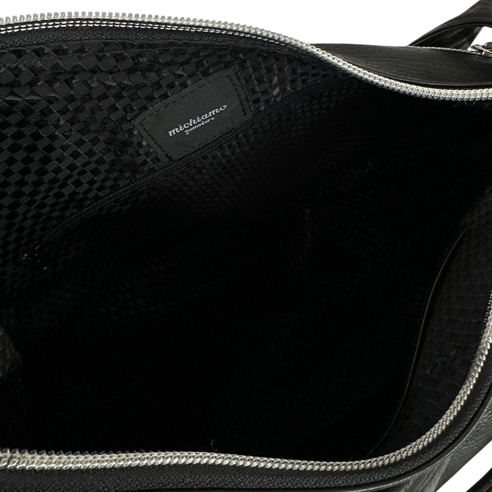 MICHIAMO LEATHER CROSSBODY SHOULDER BAG