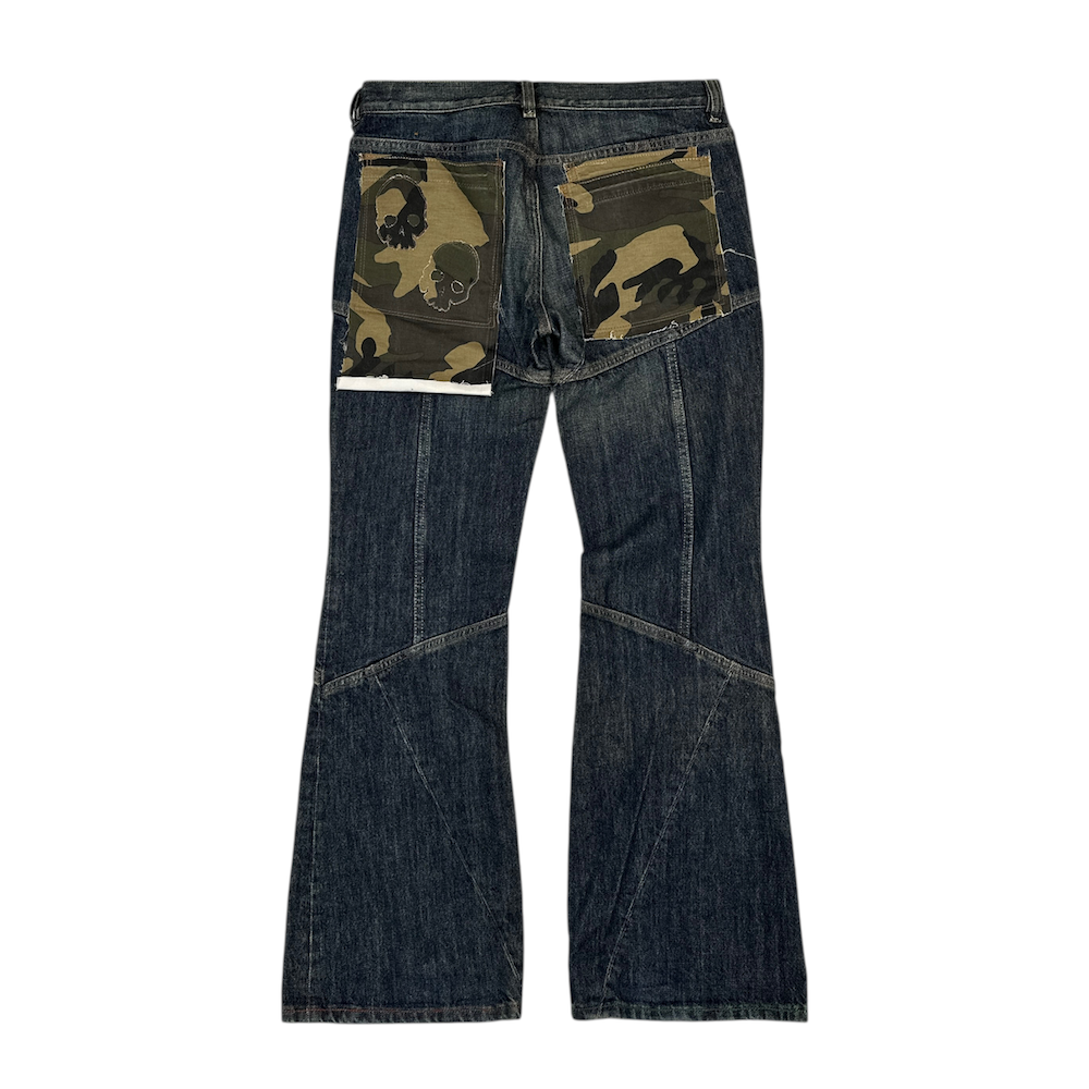 DIESEL PATCH LIGHT-WASH DENIM