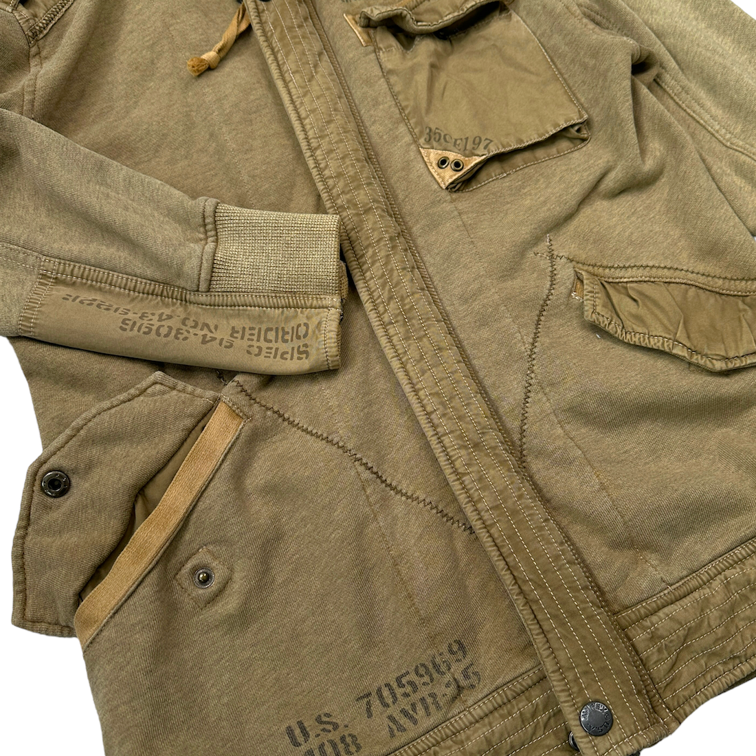 AVIREX COTTON-NYLON MILITARY FLIGHT JACKET